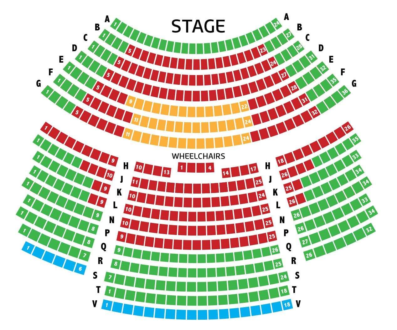 Pitlochry Theatre Seats